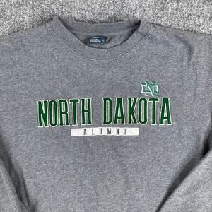 Camp David North Dakota Alumni Sweatshirt Mens L Gray Crewneck  Pullover